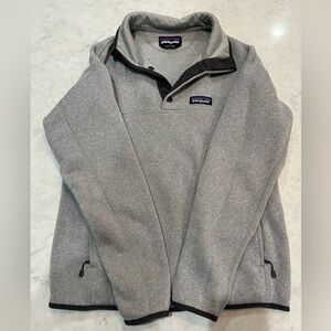 Patagonia Women's Lightweight Better Sweater Marsupial Pullover (Drifter Grey)